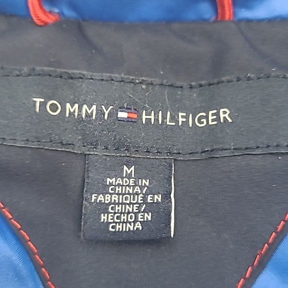 Tommy Hilfiger Puffer Jacket Full Zip Quilted Puff Down Sports Ski Snow Coat Med - Picture 8 of 16